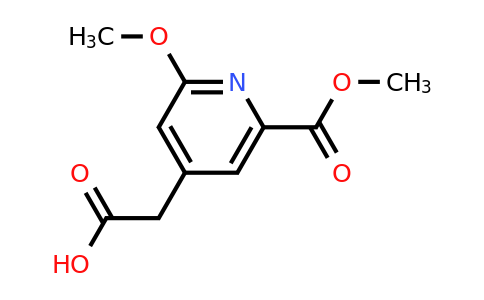 CAS 1393584-14-9 | [2-Methoxy-6-(methoxycarbonyl)pyridin-4-YL]acetic acid