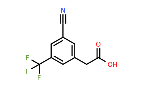 CAS 1393584-21-8 | [3-Cyano-5-(trifluoromethyl)phenyl]acetic acid