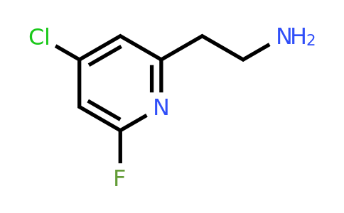 CAS 1393584-23-0 | 2-(4-Chloro-6-fluoropyridin-2-YL)ethanamine