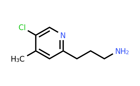 CAS 1393584-24-1 | 3-(5-Chloro-4-methylpyridin-2-YL)propan-1-amine