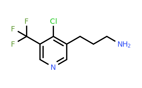 CAS 1393584-26-3 | 3-[4-Chloro-5-(trifluoromethyl)pyridin-3-YL]propan-1-amine