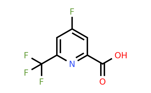 CAS 1393584-35-4 | 4-Fluoro-6-(trifluoromethyl)pyridine-2-carboxylic acid
