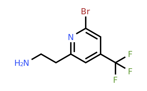 CAS 1393584-38-7 | 2-[6-Bromo-4-(trifluoromethyl)pyridin-2-YL]ethanamine