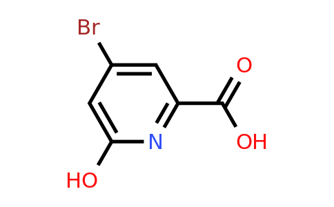 CAS 1393584-42-3 | 4-Bromo-6-hydroxypyridine-2-carboxylic acid