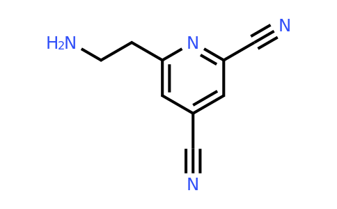 CAS 1393584-51-4 | 6-(2-Aminoethyl)pyridine-2,4-dicarbonitrile