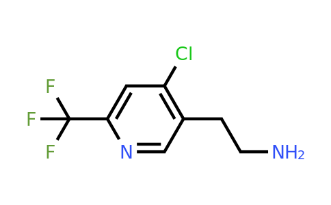 CAS 1393584-52-5 | 2-[4-Chloro-6-(trifluoromethyl)pyridin-3-YL]ethanamine