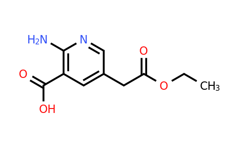 CAS 1393584-53-6 | 2-Amino-5-(2-ethoxy-2-oxoethyl)nicotinic acid