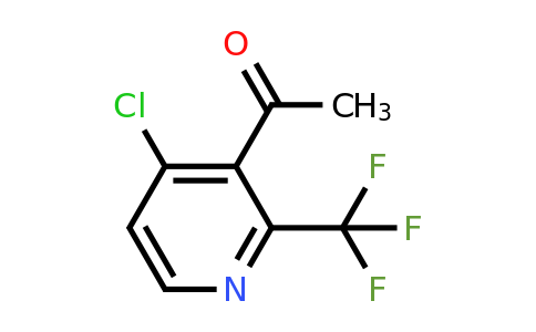 CAS 1393584-57-0 | 1-[4-Chloro-2-(trifluoromethyl)pyridin-3-YL]ethanone