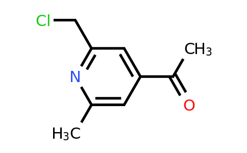 CAS 1393584-71-8 | 1-[2-(Chloromethyl)-6-methylpyridin-4-YL]ethanone