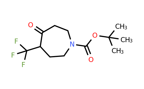 CAS 1393584-90-1 | Tert-butyl 4-oxo-5-(trifluoromethyl)azepane-1-carboxylate