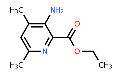 CAS 1393584-99-0 | Ethyl 3-amino-4,6-dimethylpyridine-2-carboxylate