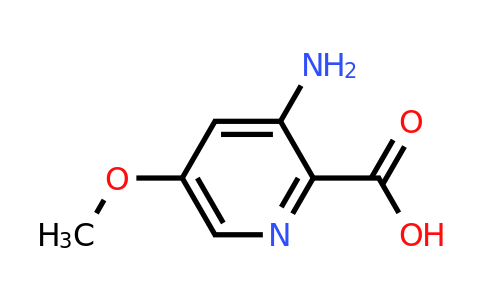 CAS 1393585-04-0 | 3-Amino-5-methoxypyridine-2-carboxylic acid