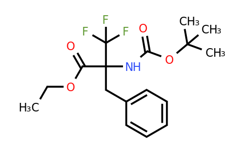 CAS 1393585-14-2 | Ethyl 2-benzyl-2-[(tert-butoxycarbonyl)amino]-3,3,3-trifluoropropanoate