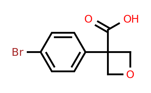 CAS 1393585-20-0 | 3-(4-Bromophenyl)oxetane-3-carboxylic acid