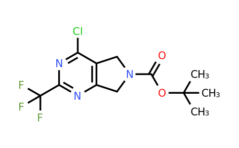 CAS 1393585-22-2 | Tert-butyl 4-chloro-2-(trifluoromethyl)-5,7-dihydro-6H-pyrrolo[3,4-D]pyrimidine-6-carboxylate