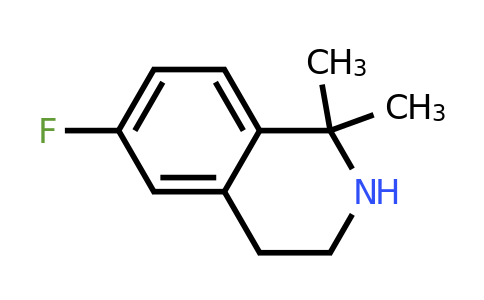 CAS 1393585-32-4 | 6-Fluoro-1,1-dimethyl-1,2,3,4-tetrahydroisoquinoline