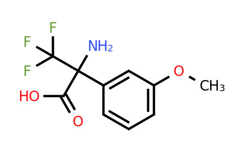 CAS 1393585-33-5 | 2-Amino-3,3,3-trifluoro-2-(3-methoxyphenyl)propanoic acid