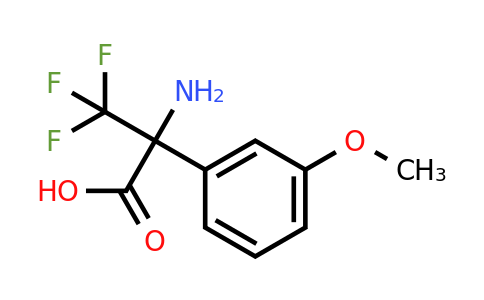 2-Amino-3,3,3-trifluoro-2-(3-methoxyphenyl)propanoic acid