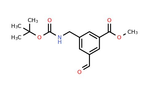 CAS 1393585-49-3 | Methyl 3-[[(tert-butoxycarbonyl)amino]methyl]-5-formylbenzoate