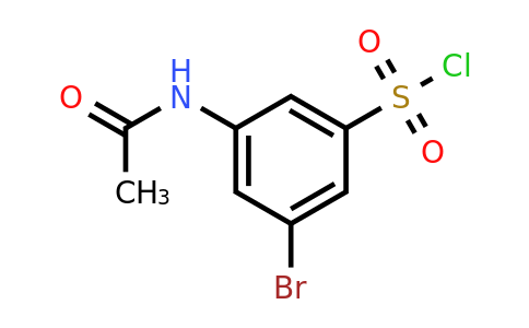 CAS 1393585-50-6 | 3-(Acetylamino)-5-bromobenzenesulfonyl chloride