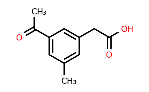 CAS 1393585-55-1 | (3-Acetyl-5-methylphenyl)acetic acid
