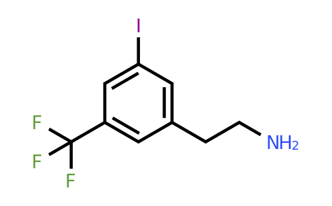 CAS 1393585-59-5 | 2-[3-Iodo-5-(trifluoromethyl)phenyl]ethanamine