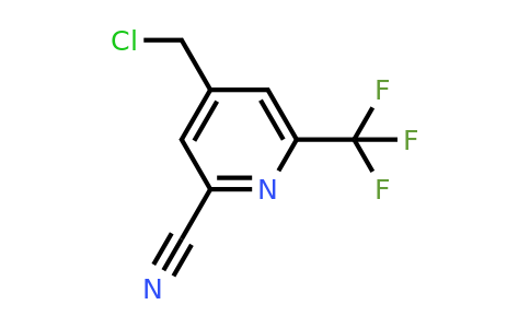 CAS 1393585-60-8 | 4-(Chloromethyl)-6-(trifluoromethyl)pyridine-2-carbonitrile