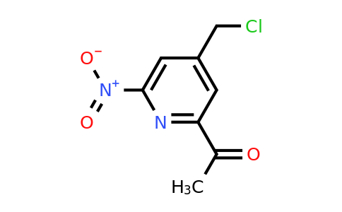 CAS 1393585-61-9 | 1-[4-(Chloromethyl)-6-nitropyridin-2-YL]ethanone