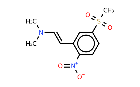 CAS 1393591-69-9 | N,N-dimethyl-N-[(E)-2-[5-(methylsulfonyl)-2-nitrophenyl]vinyl]amine