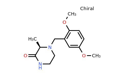 CAS 1393597-79-9 | (3R)-4-(2,5-Dimethoxybenzyl)-3-methylpiperazin-2-one