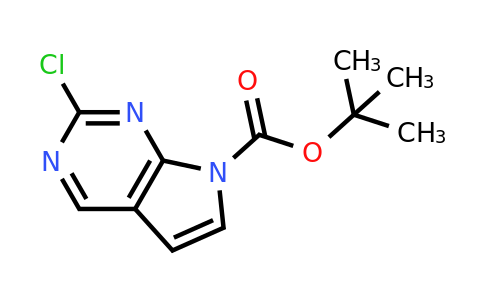 CAS 1393648-54-8 | tert-butyl 2-chloro-7H-pyrrolo[2,3-d]pyrimidine-7-carboxylate