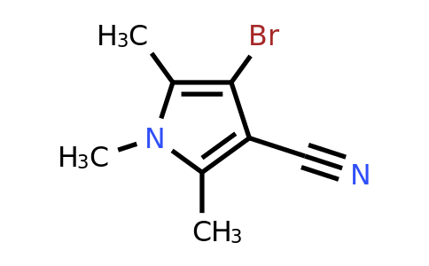 CAS 1393728-46-5 | 4-Bromo-1,2,5-trimethyl-1H-pyrrole-3-carbonitrile