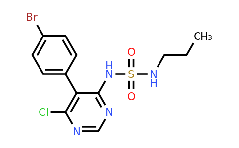 CAS 1393813-42-7 | N-[5-(4-Bromophenyl)-6-chloro-4-pyrimidinyl]-N'-propylsulfamide