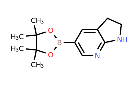 CAS 1393824-35-5 | 5-(4,4,5,5-Tetramethyl-1,3,2-dioxaborolan-2-YL)-2,3-dihydro-pyrrolo[2,3-B]pyridine