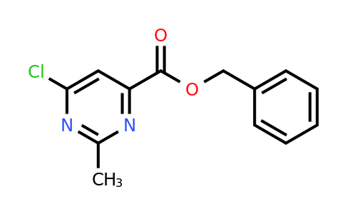 CAS 1394021-09-0 | Benzyl 6-chloro-2-methylpyrimidine-4-carboxylate