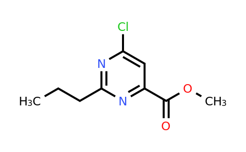 CAS 1394021-99-8 | Methyl 6-chloro-2-propylpyrimidine-4-carboxylate