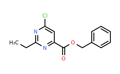 CAS 1394023-47-2 | Benzyl 6-chloro-2-ethylpyrimidine-4-carboxylate