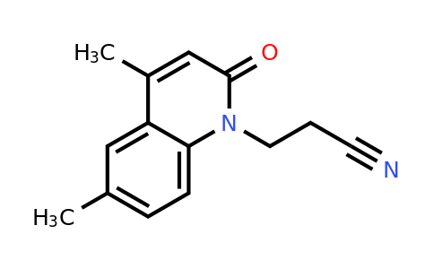 CAS 1394023-59-6 | 3-(4,6-Dimethyl-2-oxoquinolin-1(2H)-yl)propanenitrile
