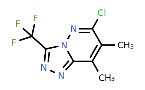 CAS 1394040-15-3 | 6-chloro-7,8-dimethyl-3-(trifluoromethyl)-[1,2,4]triazolo[4,3-b]pyridazine