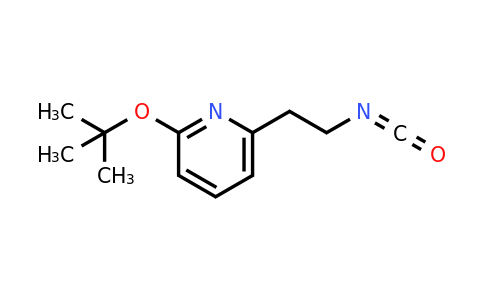 CAS 1394040-23-3 | 2-(tert-butoxy)-6-(2-isocyanatoethyl)pyridine