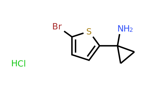 CAS 1394040-39-1 | 1-(5-bromothiophen-2-yl)cyclopropan-1-amine hydrochloride
