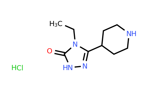 CAS 1394040-45-9 | 4-ethyl-3-(piperidin-4-yl)-4,5-dihydro-1H-1,2,4-triazol-5-one hydrochloride
