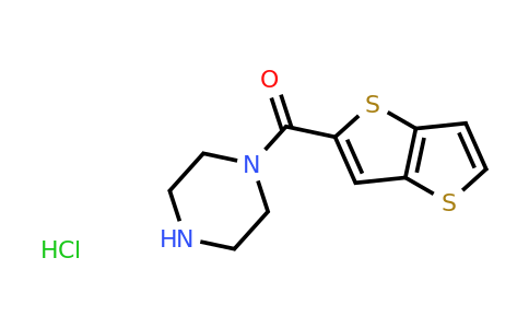 CAS 1394040-49-3 | 1-{thieno[3,2-b]thiophene-2-carbonyl}piperazine hydrochloride