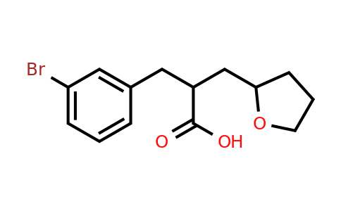 CAS 1394040-53-9 | 3-(3-bromophenyl)-2-[(oxolan-2-yl)methyl]propanoic acid