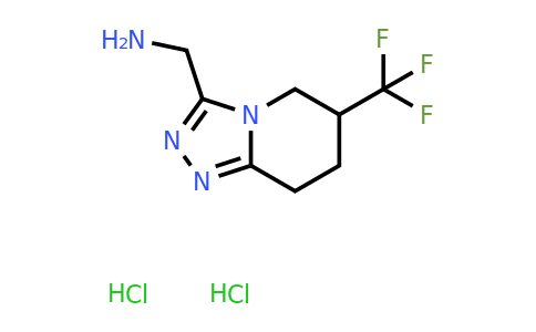 CAS 1394040-62-0 | [6-(trifluoromethyl)-5H,6H,7H,8H-[1,2,4]triazolo[4,3-a]pyridin-3-yl]methanamine dihydrochloride