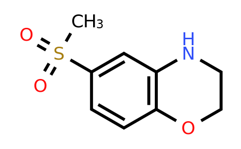 CAS 1394040-65-3 | 6-methanesulfonyl-3,4-dihydro-2H-1,4-benzoxazine