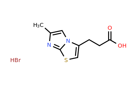 CAS 1394040-73-3 | 3-{6-methylimidazo[2,1-b][1,3]thiazol-3-yl}propanoic acid hydrobromide