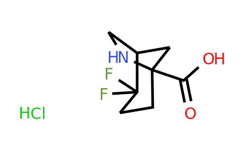 CAS 1394040-76-6 | 2,2-difluoro-6-azabicyclo[3.2.1]octane-5-carboxylic acid hydrochloride