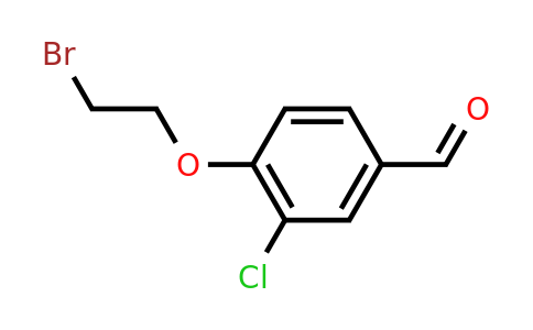 CAS 1394040-83-5 | 4-(2-bromoethoxy)-3-chlorobenzaldehyde
