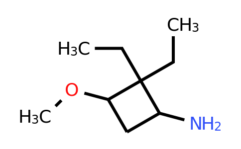 CAS 1394040-85-7 | 2,2-diethyl-3-methoxycyclobutan-1-amine